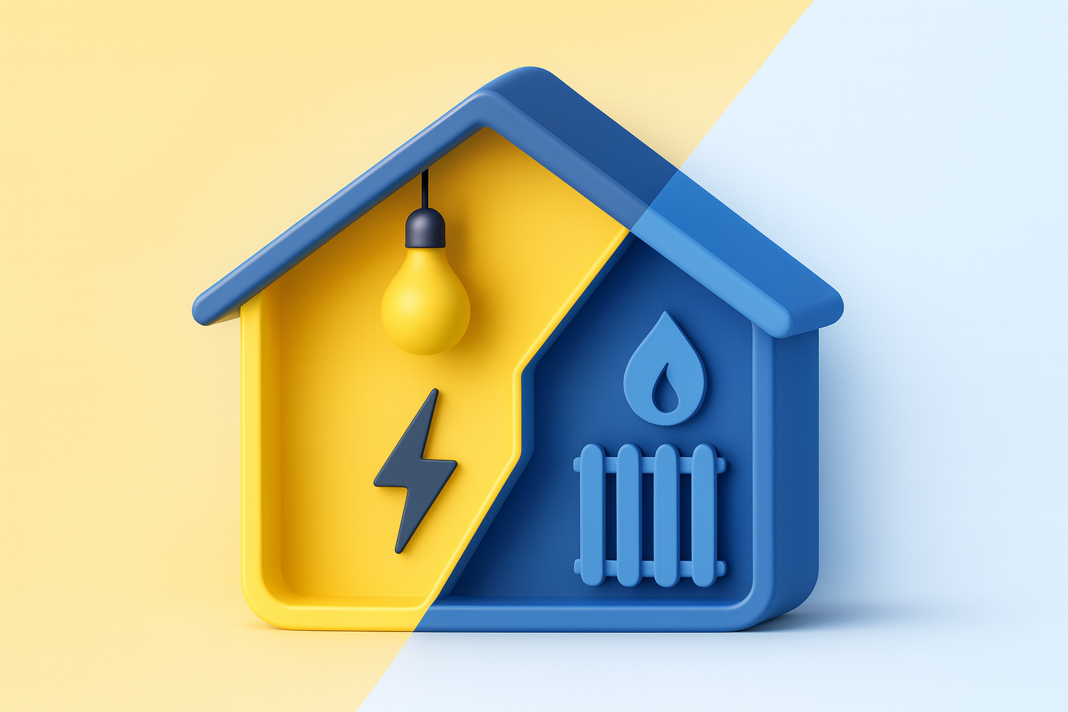 Διαιρούμενο σπίτι ρεύματος & αερίου